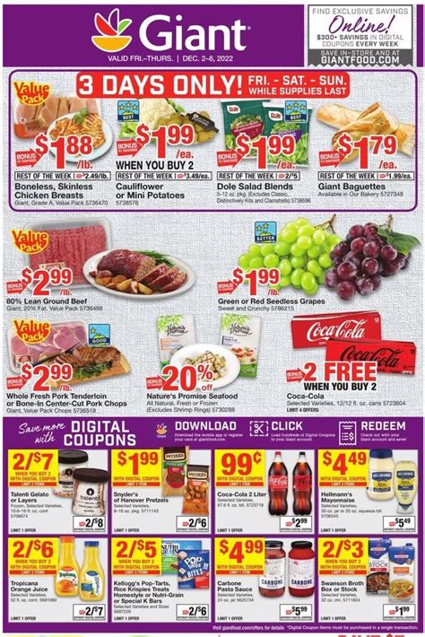 giant ad preview|giant grocery ad this week.